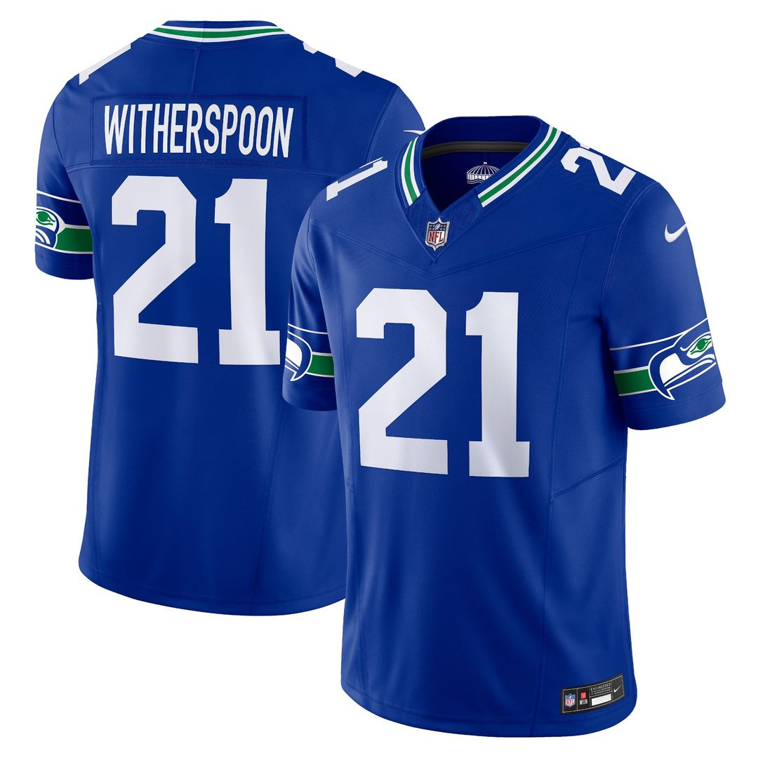 Seattle Seahawks Devon Witherspoon Nike Royal Alternate Vapor FUSE Limited Jersey