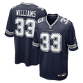 Dallas Cowboys Javonte Williams Nike Navy Game Jersey