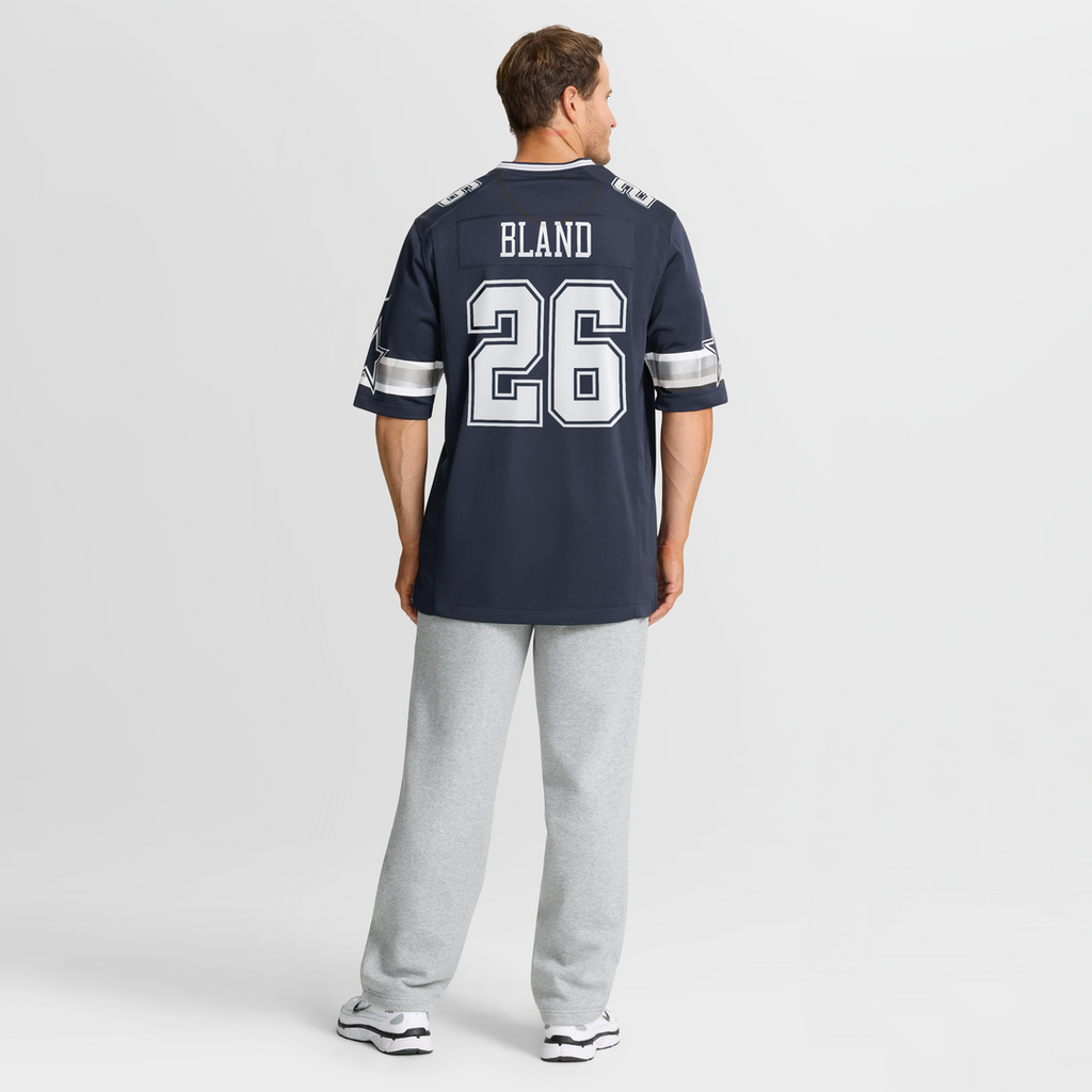 Dallas Cowboys DaRon Bland Nike Navy Game Jersey
