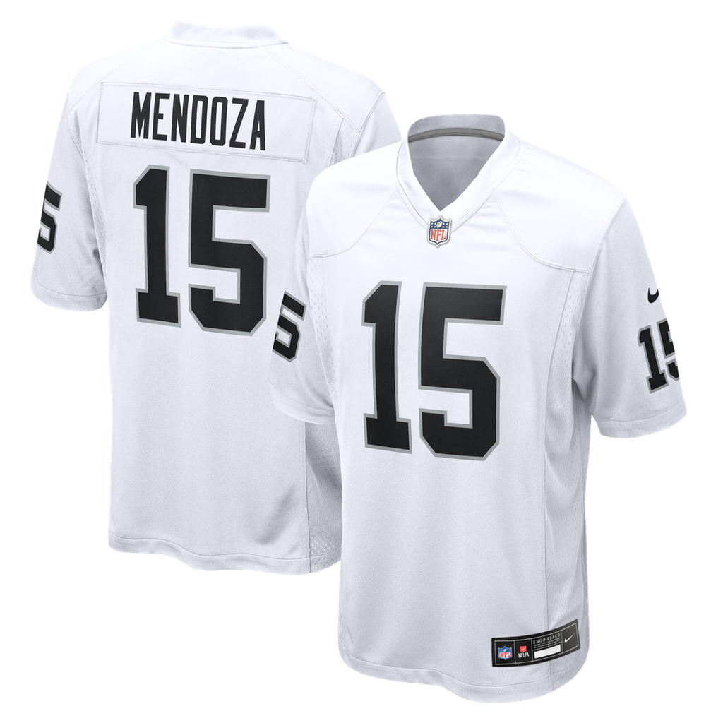Las Vegas Raiders Fernando Mendoza Nike White Game Jersey