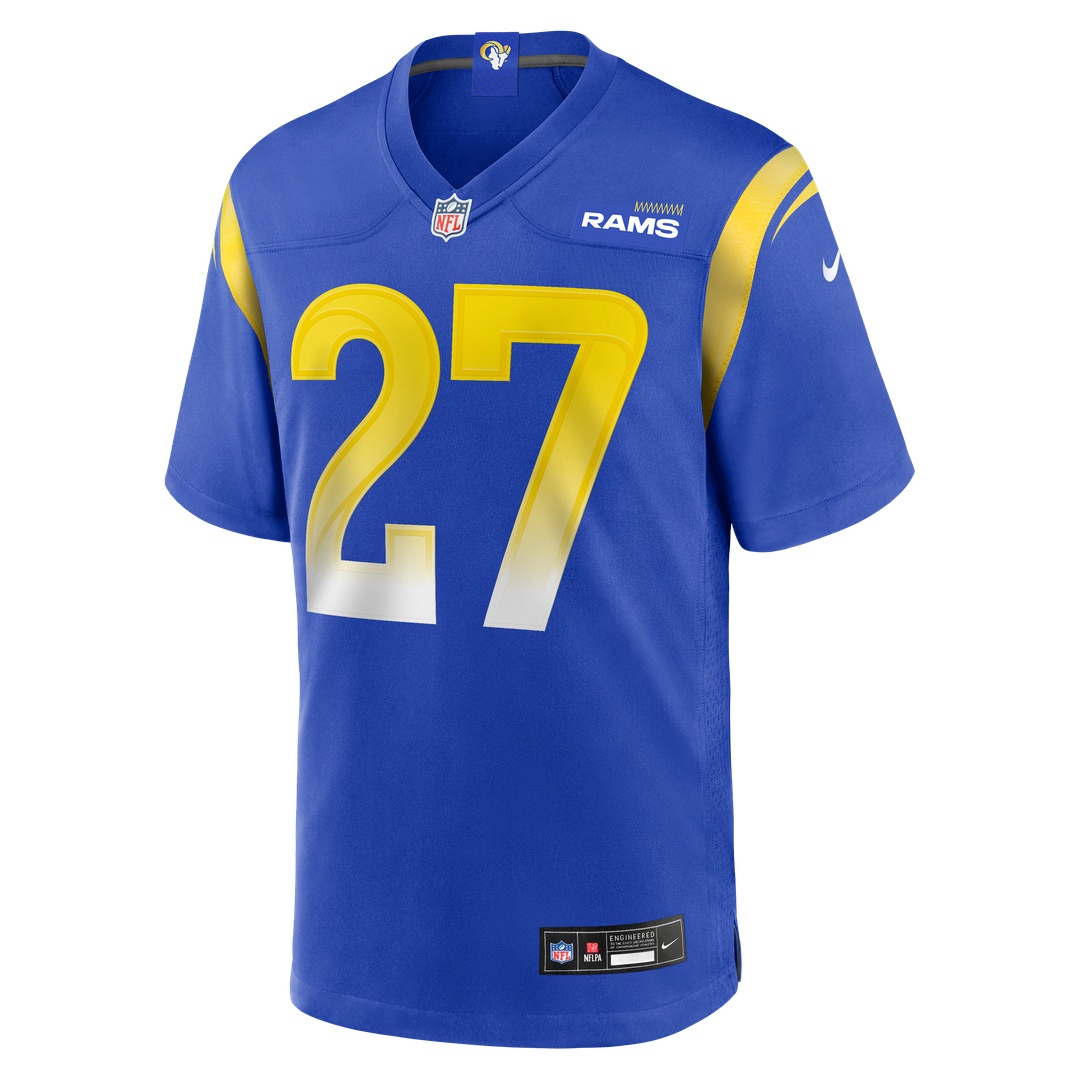 Los Angeles Rams Jarquez Hunter Nike Royal Game Jersey