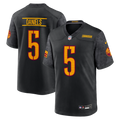 Washington Commanders Jayden Daniels Nike Black Alternate Game Jersey