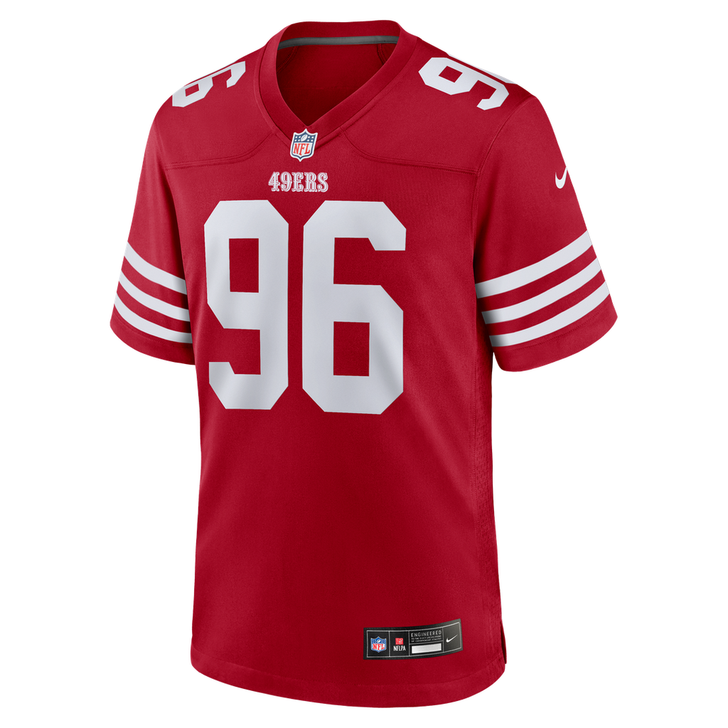 San Francisco 49ers Jordan Jefferson Nike Scarlet Game Jersey