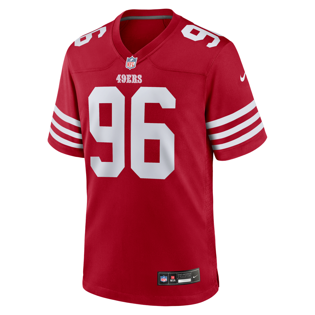 San Francisco 49ers Jordan Jefferson Nike Scarlet Game Jersey