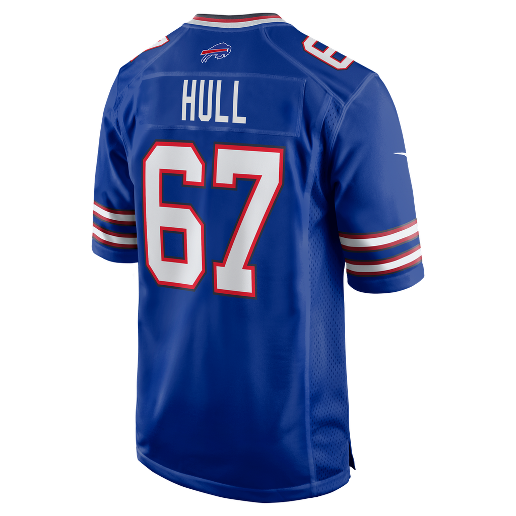 Buffalo Bills Kent Hull Nike Royal Retired Player Game Jersey