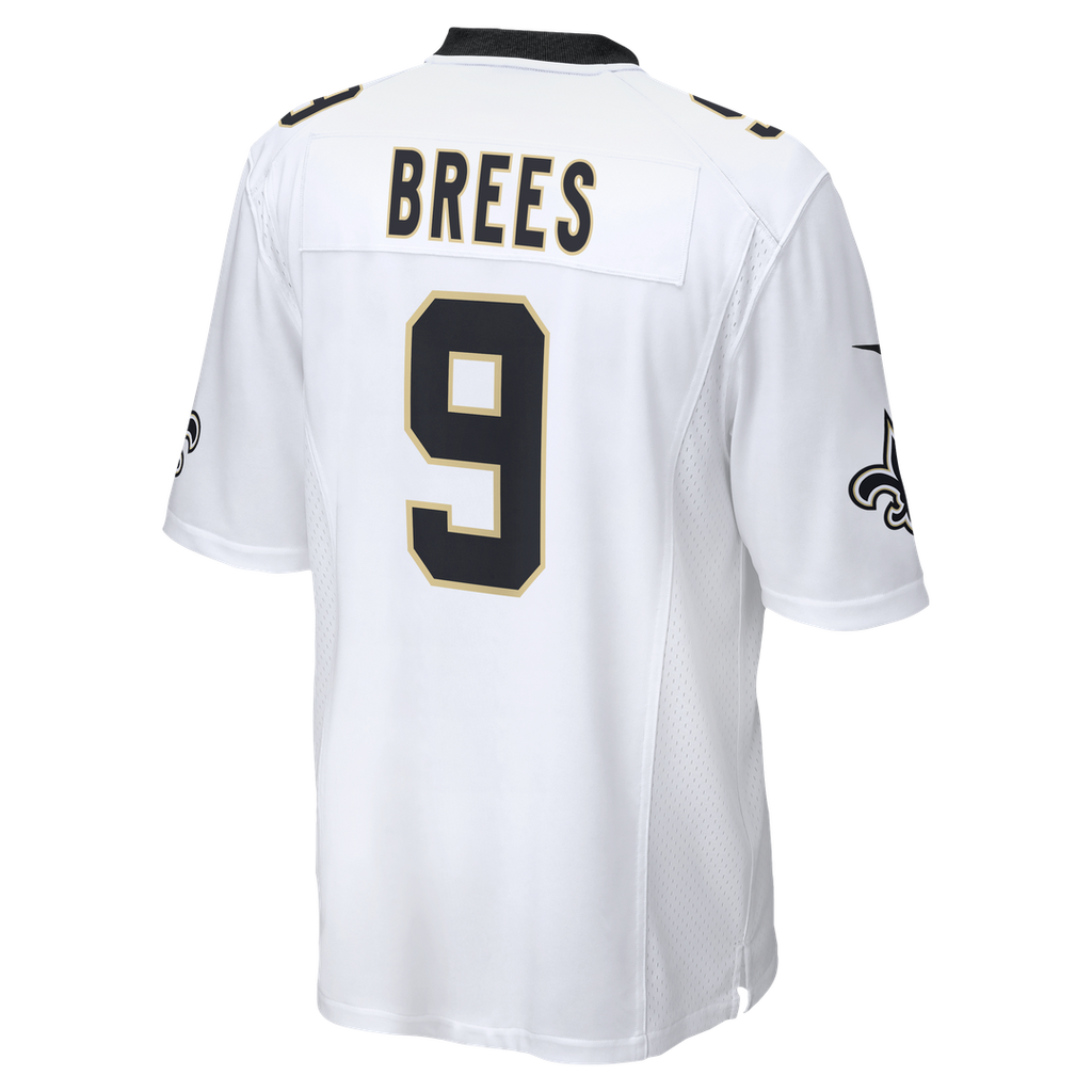 New Orleans Saints Drew Brees Nike Black Game Jersey
