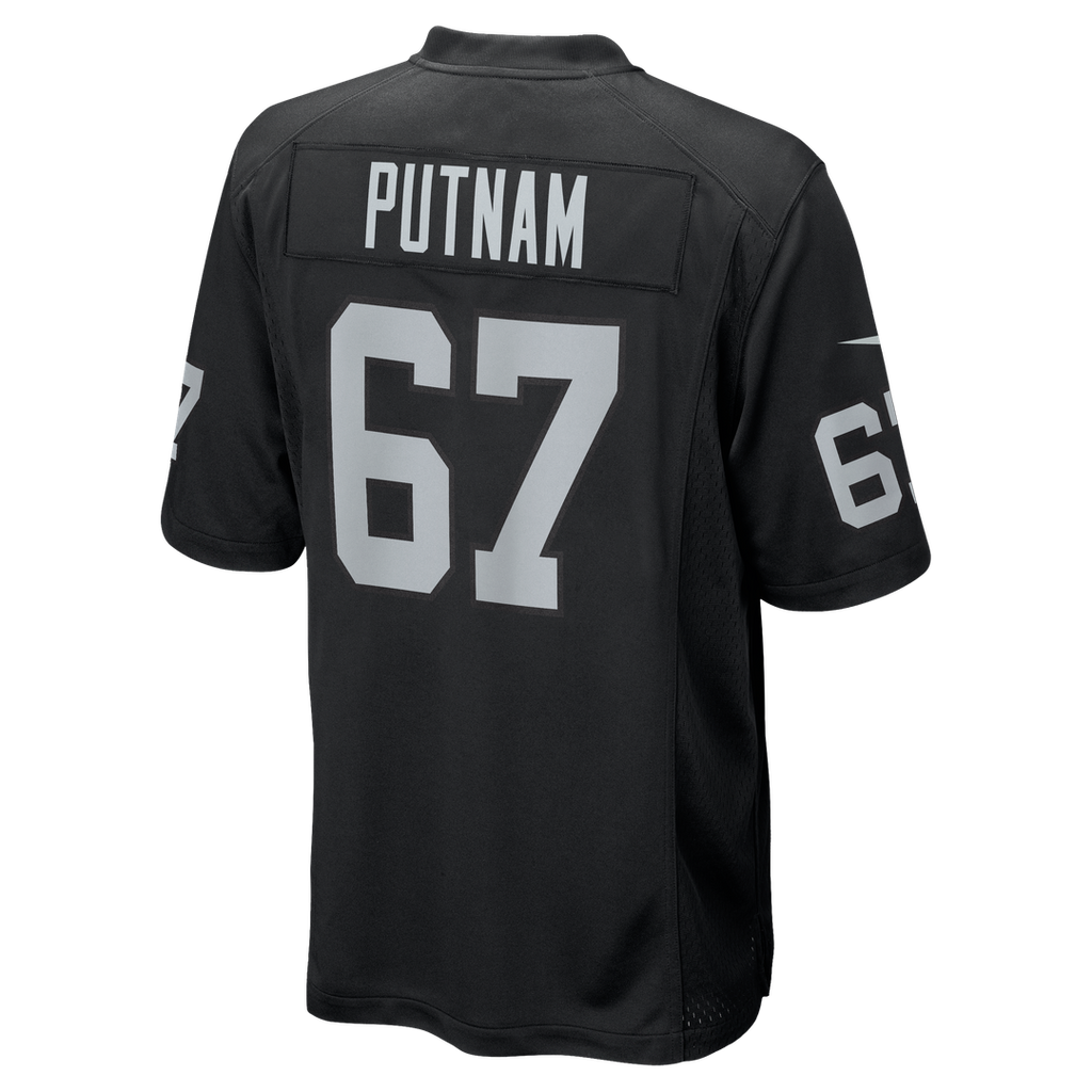 Las Vegas Raiders Will Putnam Nike Black Game Jersey