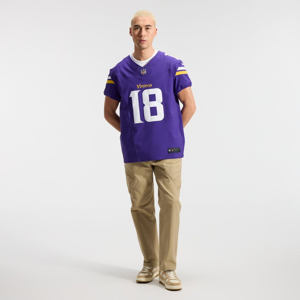Minnesota Vikings Justin Jefferson Nike Purple Team Vapor FUSE Elite Jersey
