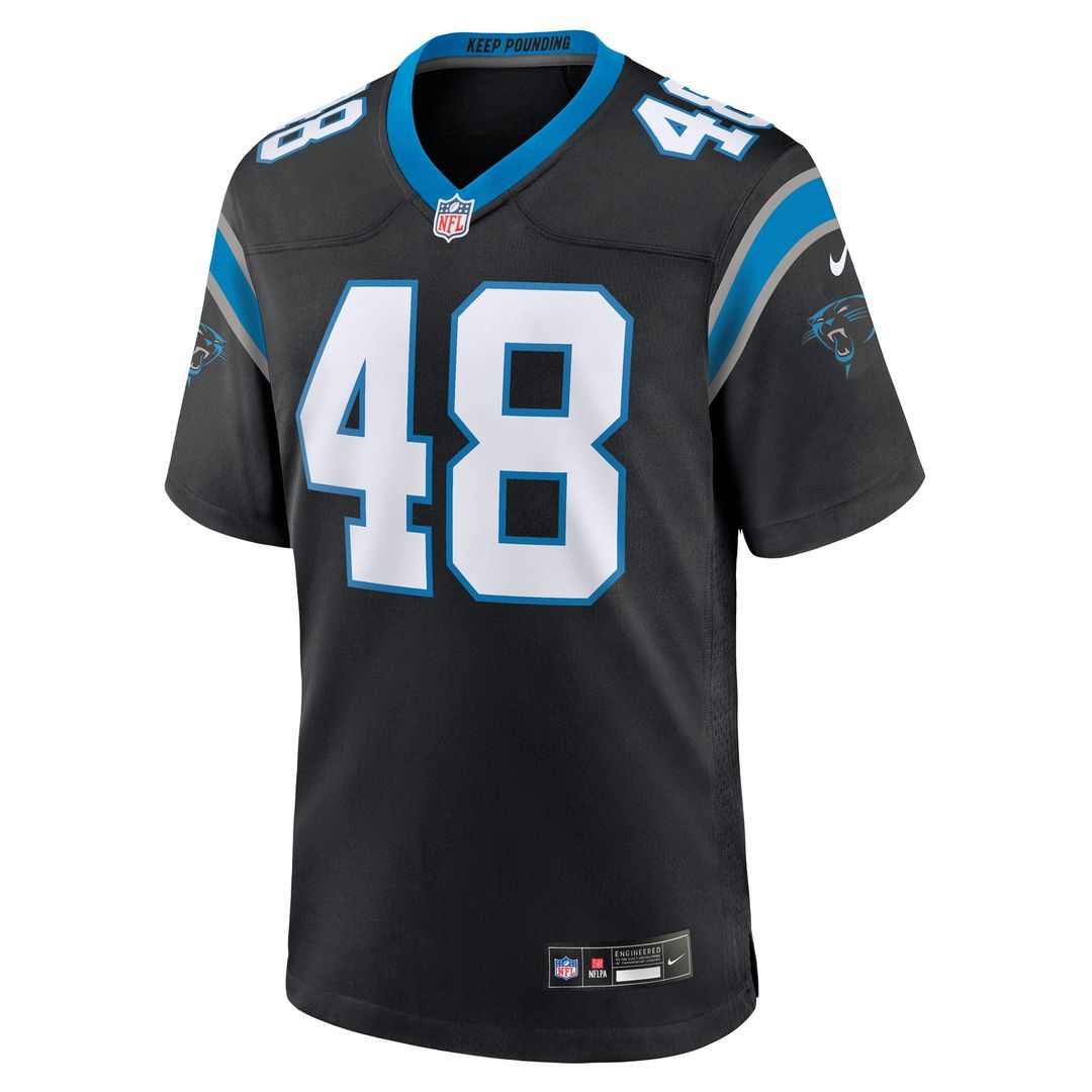 Carolina Panthers Thomas Incoom Nike Black Game Jersey