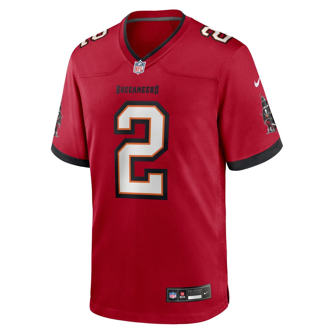 Tampa Bay Buccaneers Emeka Egbuka Nike Red Game Jersey