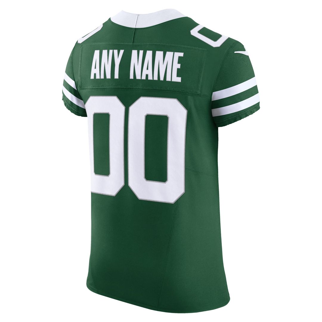 New York Jets Nike Legacy Green Vapor FUSE Elite Custom Jersey
