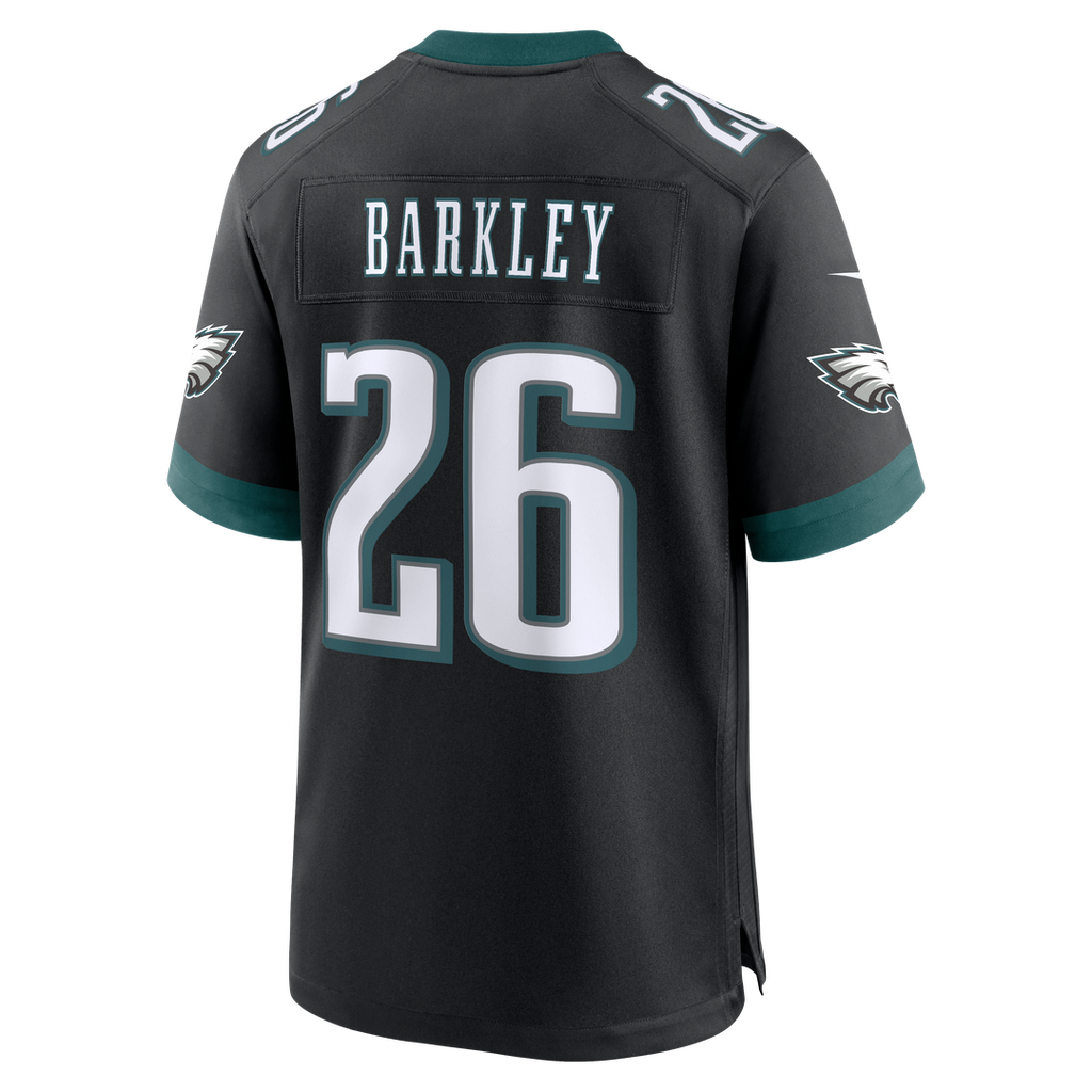 Philadelphia Eagles Saquon Barkley Nike Midnight Green Game Jersey