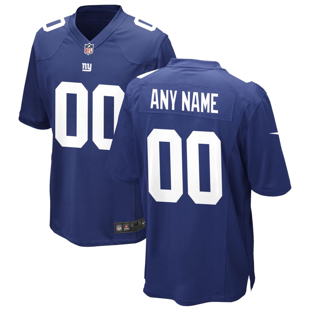New York Giants Nike Royal Custom Jersey