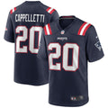 New England Patriots Gino Cappelletti Nike Navy Retired Player Game Jersey