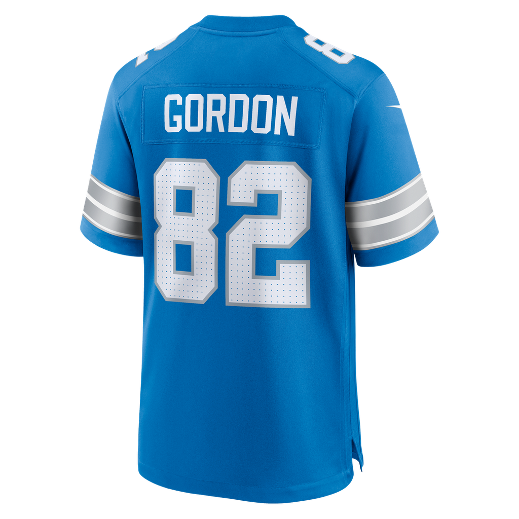 Detroit Lions Thomas Gordon Nike Blue Game Jersey