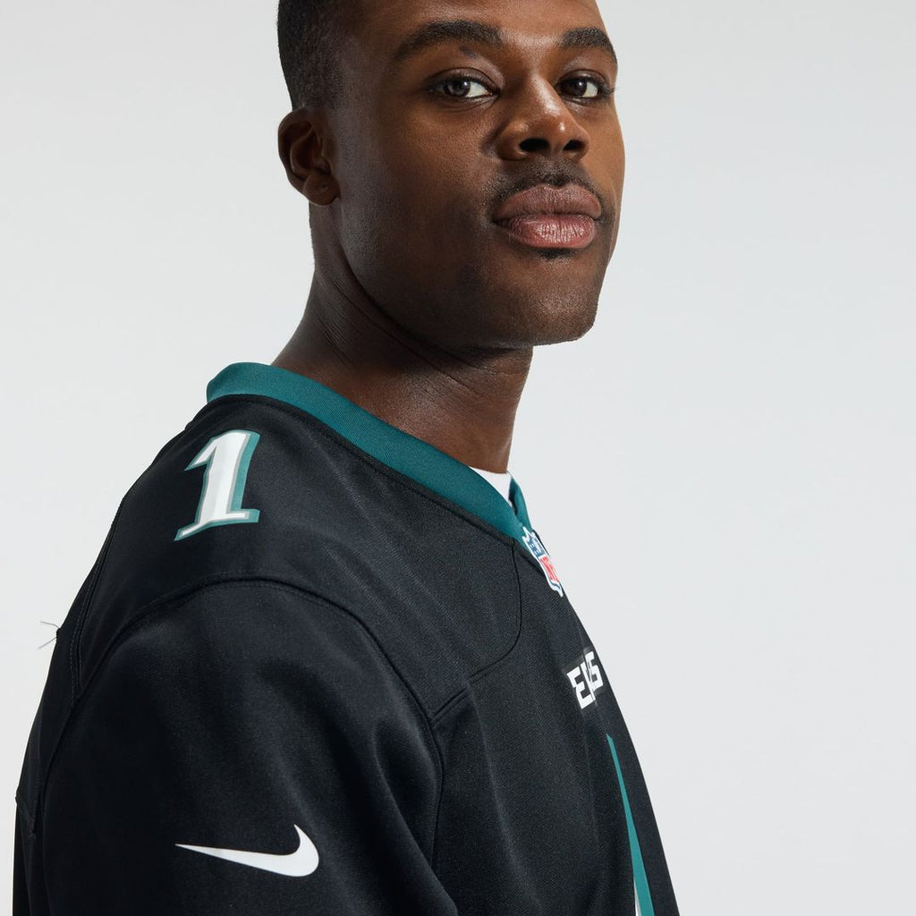 Philadelphia Eagles Jalen Hurts Nike Midnight Green Game Jersey