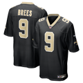 New Orleans Saints Drew Brees Nike Black Game Jersey