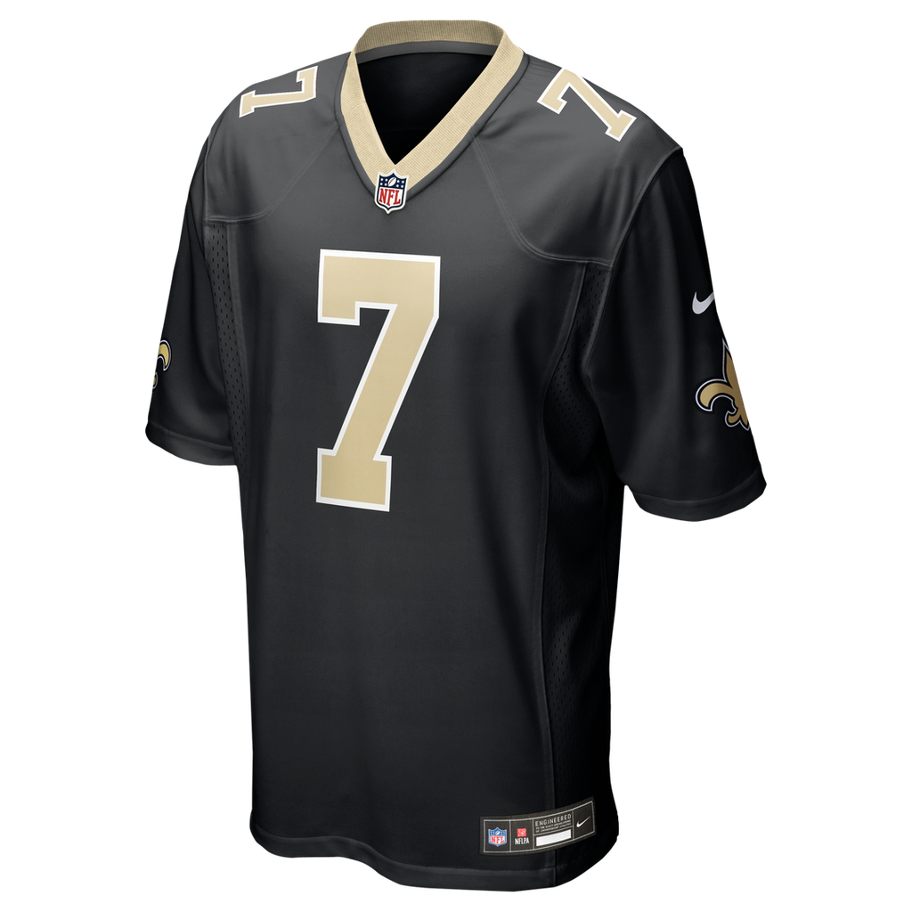 New Orleans Saints Morten Andersen Nike Black Retired Player Game Jersey