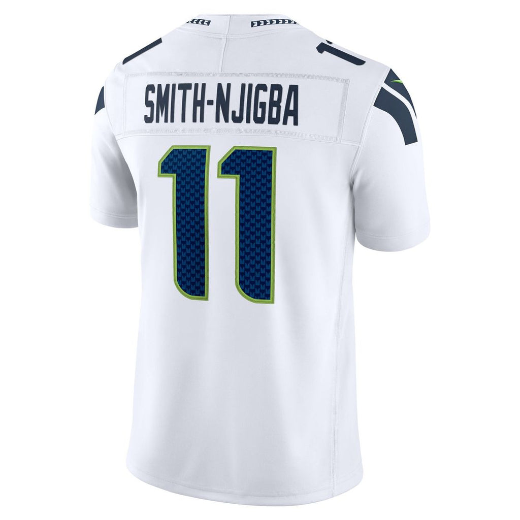 Seattle Seahawks Jaxon Smith - Njigba Nike White Vapor FUSE Stitched Limited Jersey
