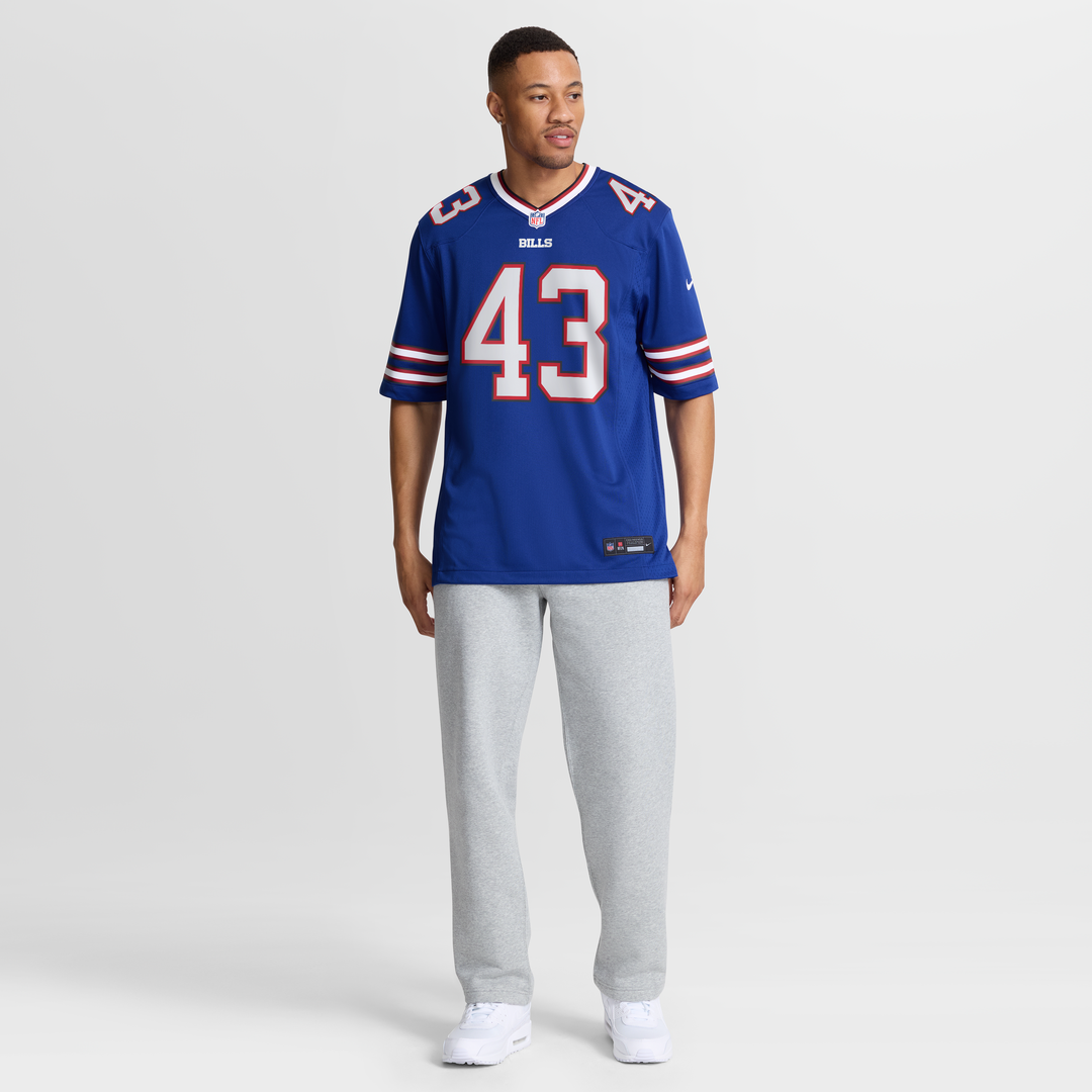 Buffalo Bills Dorian Strong Nike Royal Game Jersey