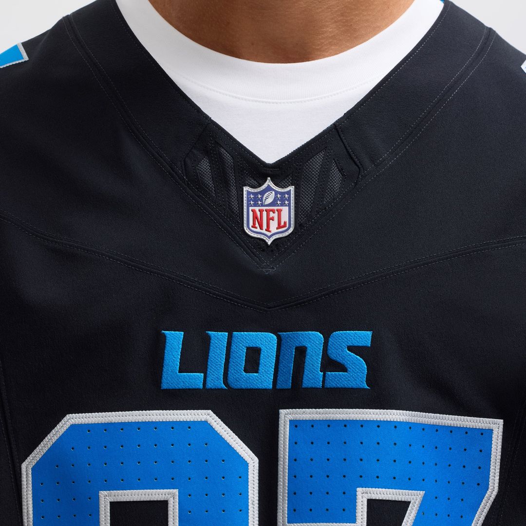 Detroit Lions Aidan Hutchinson Nike Black Alternate Vapor FUSE Elite Jersey