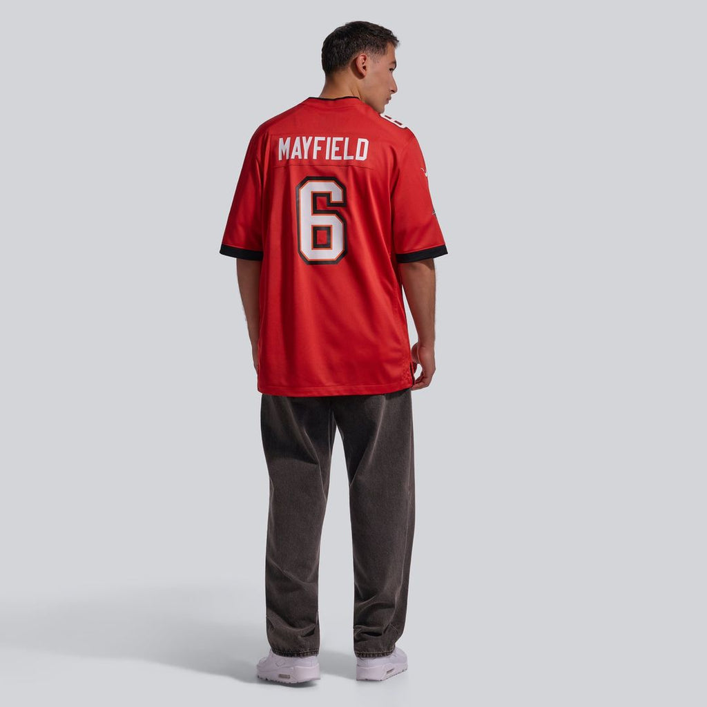 Tampa Bay Buccaneers Baker Mayfield Nike Pewter Alternate Game Jersey