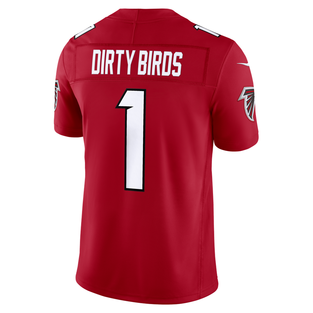 Atlanta Falcons Dirty Birds Nike Red Team Vapor FUSE Stitched Limited Jersey