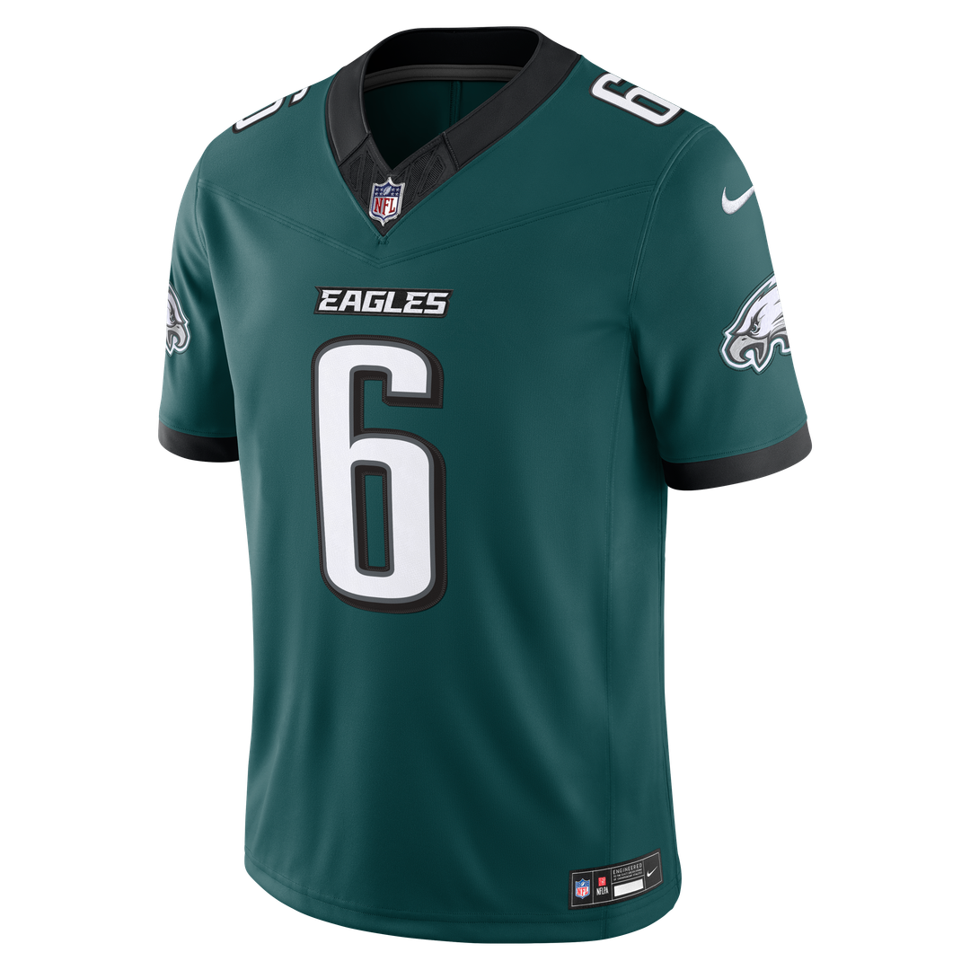 Philadelphia Eagles DeVonta Smith Nike Kelly Green Alternate Vapor FUSE Stitched Limited Jersey
