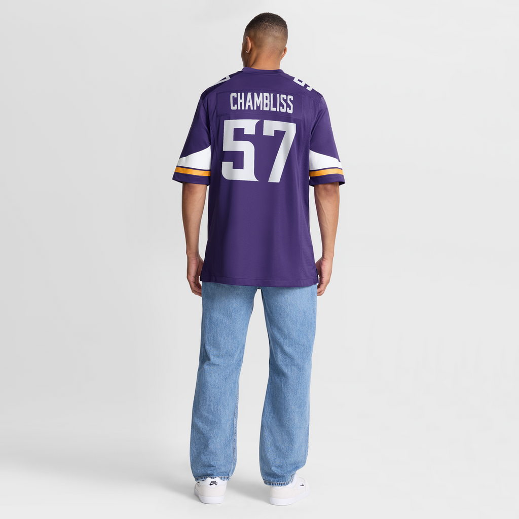Minnesota Vikings Chaz Chambliss Nike Purple Game Jersey