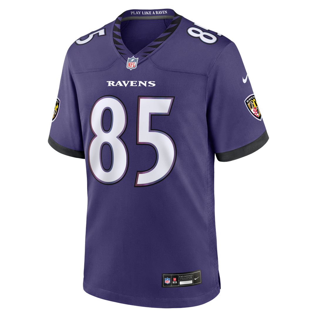 Baltimore Ravens Josh Cuevas Nike Purple Game Jersey