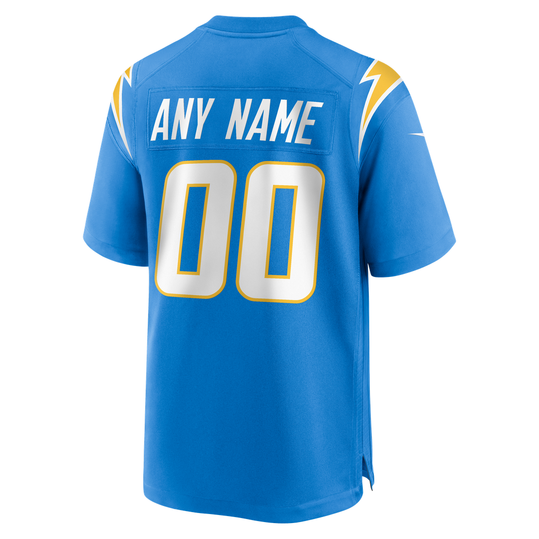 Los Angeles Chargers Nike Powder Blue Custom Jersey