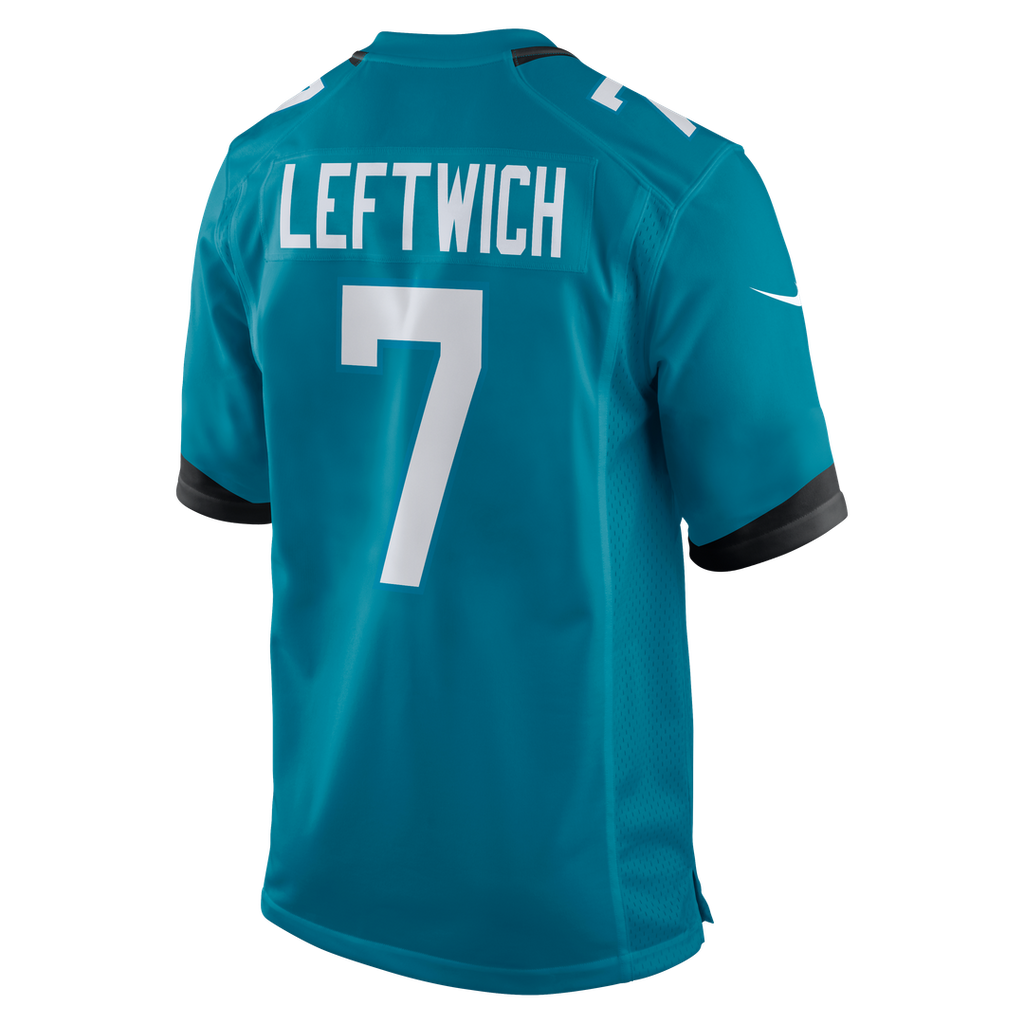 Jacksonville Jaguars Byron Leftwich Nike Teal Retired Game Jersey