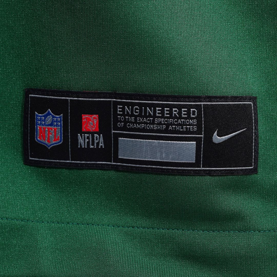 New York Jets David Bailey Nike Legacy Black Alternate Game Jersey