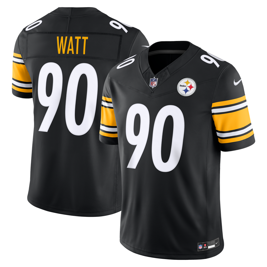Pittsburgh Steelers T.J. Watt Nike Gold Alternate Vapor FUSE Stitched Limited Jersey