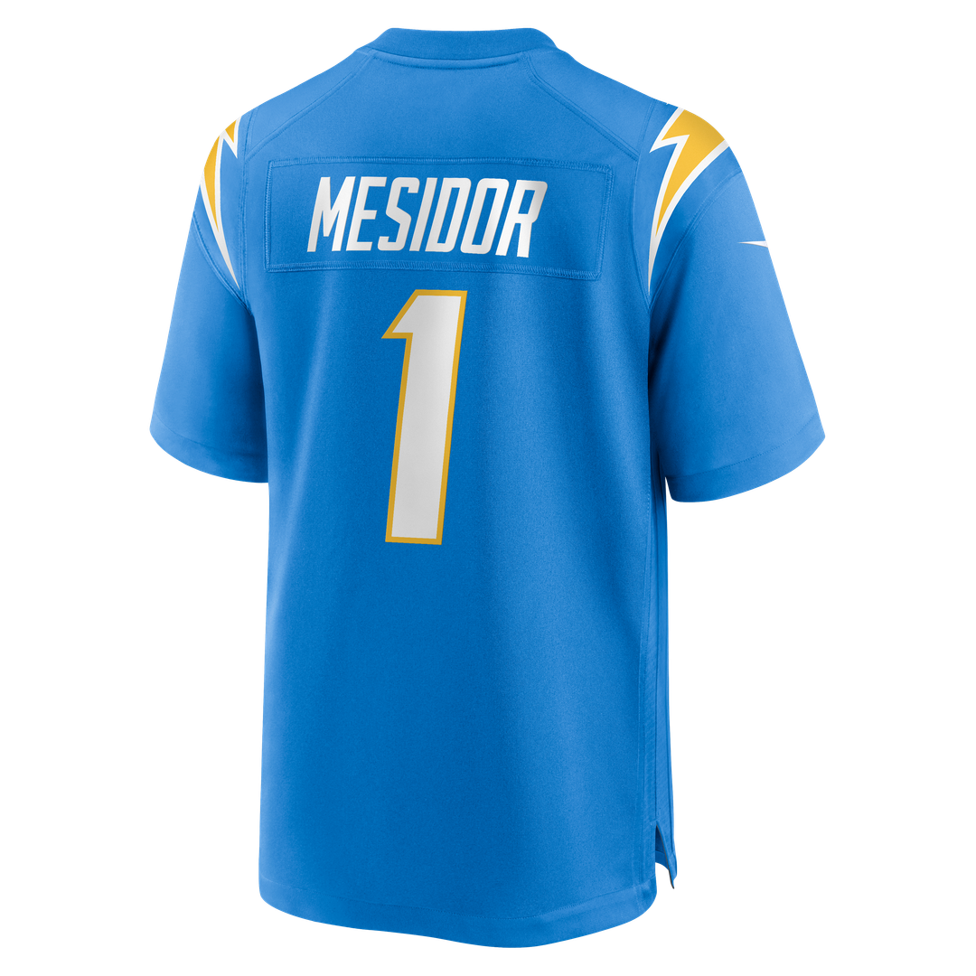 Los Angeles Chargers Akheem Mesidor Nike Powder Blue Game Jersey