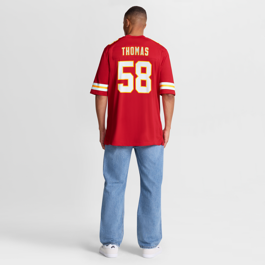 Kansas City Chiefs Derrick Thomas Nike White Retired Game Jersey
