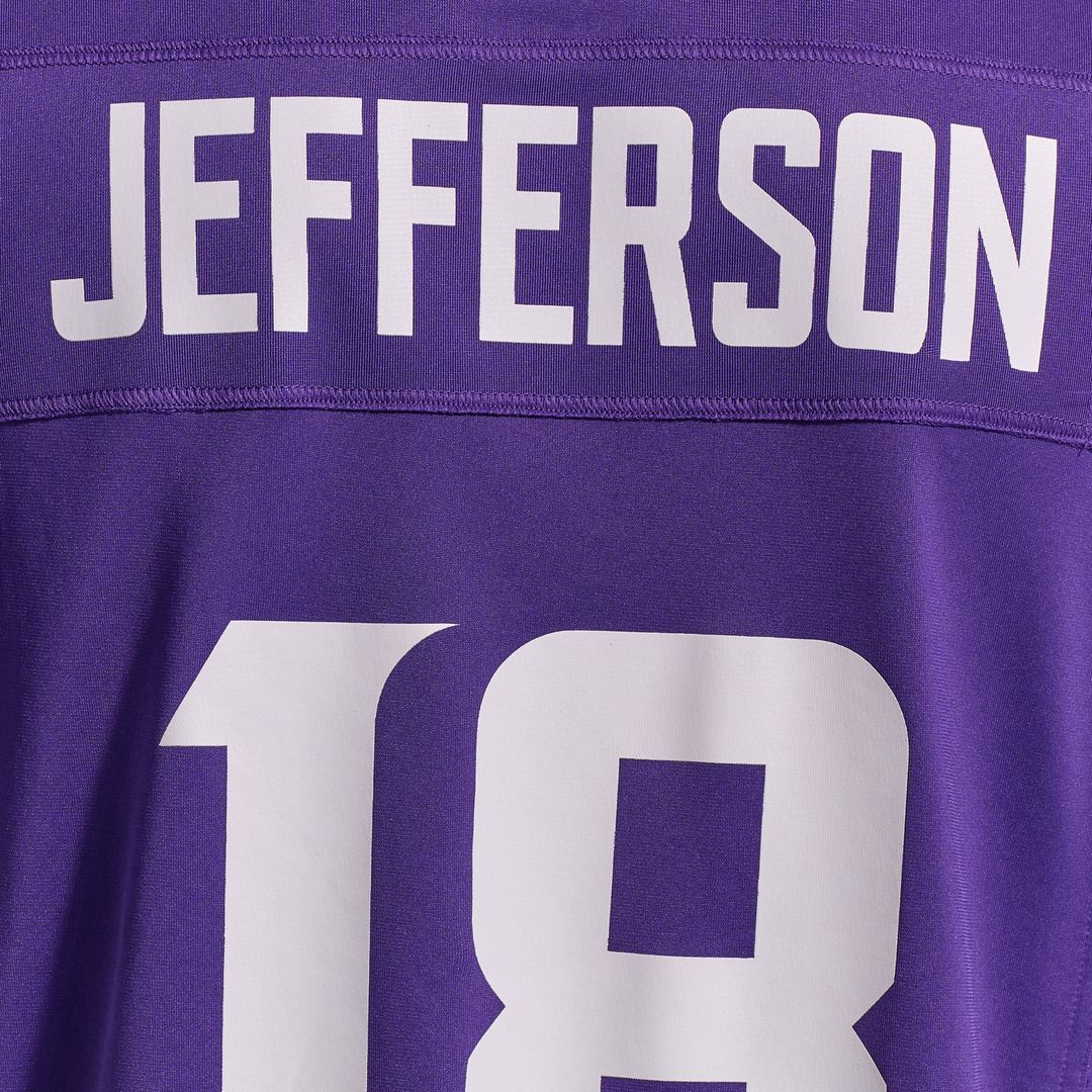 Minnesota Vikings Justin Jefferson Nike Purple Game Jersey