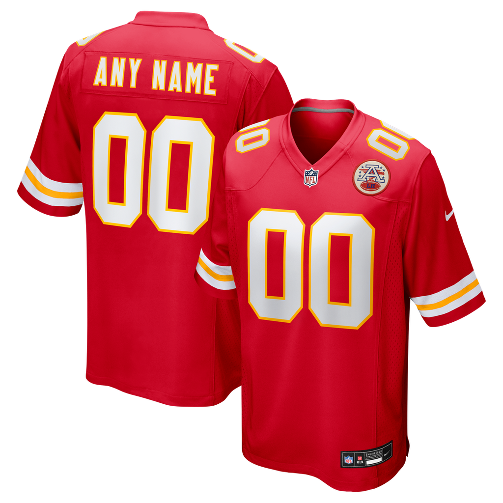 Kansas City Chiefs Nike Red Custom Jersey