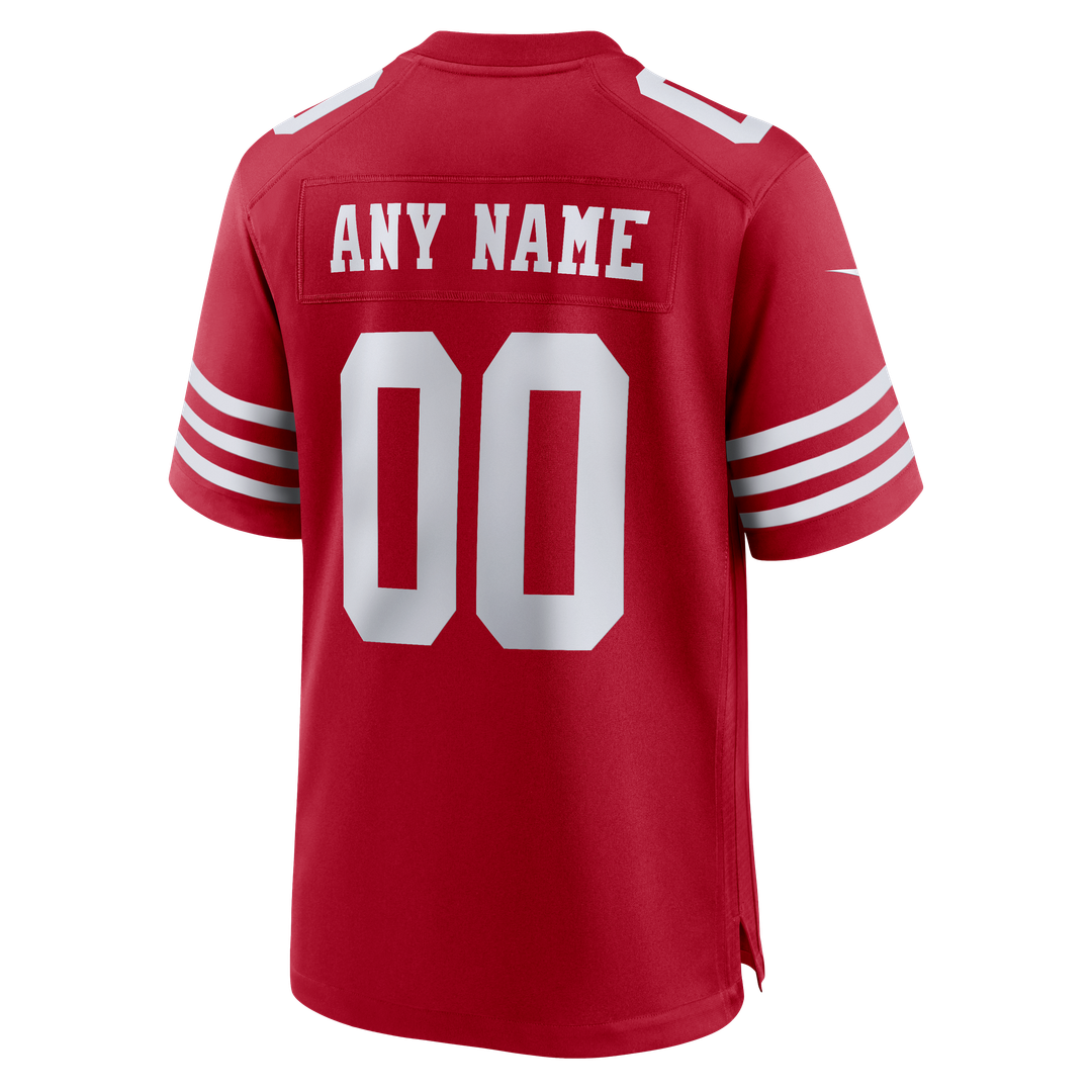 San Francisco 49ers Nike White 80th Anniversary Custom Jersey