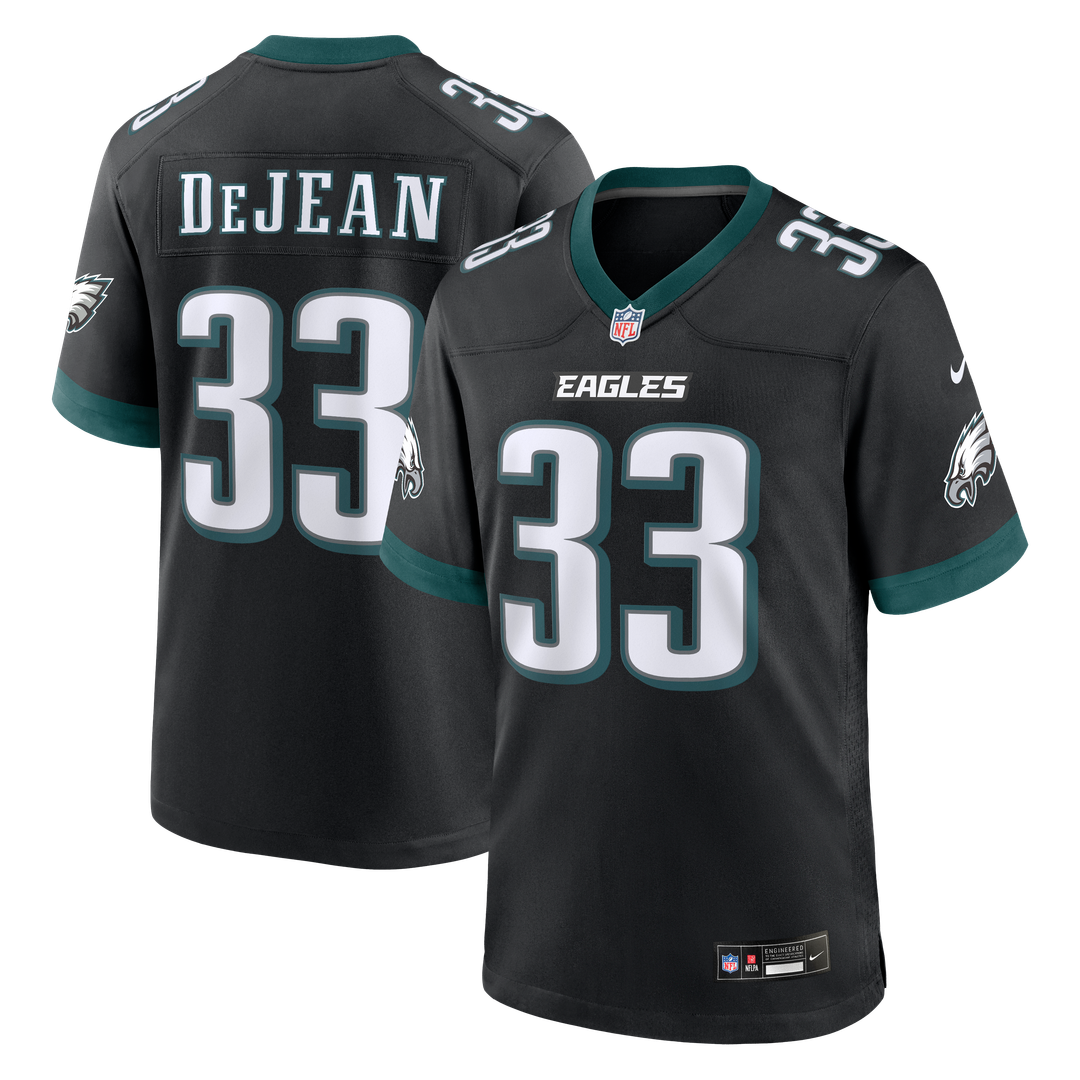 Philadelphia Eagles Cooper DeJean Nike Midnight Green Game Jersey