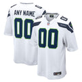 Seattle Seahawks Nike White Custom Jersey