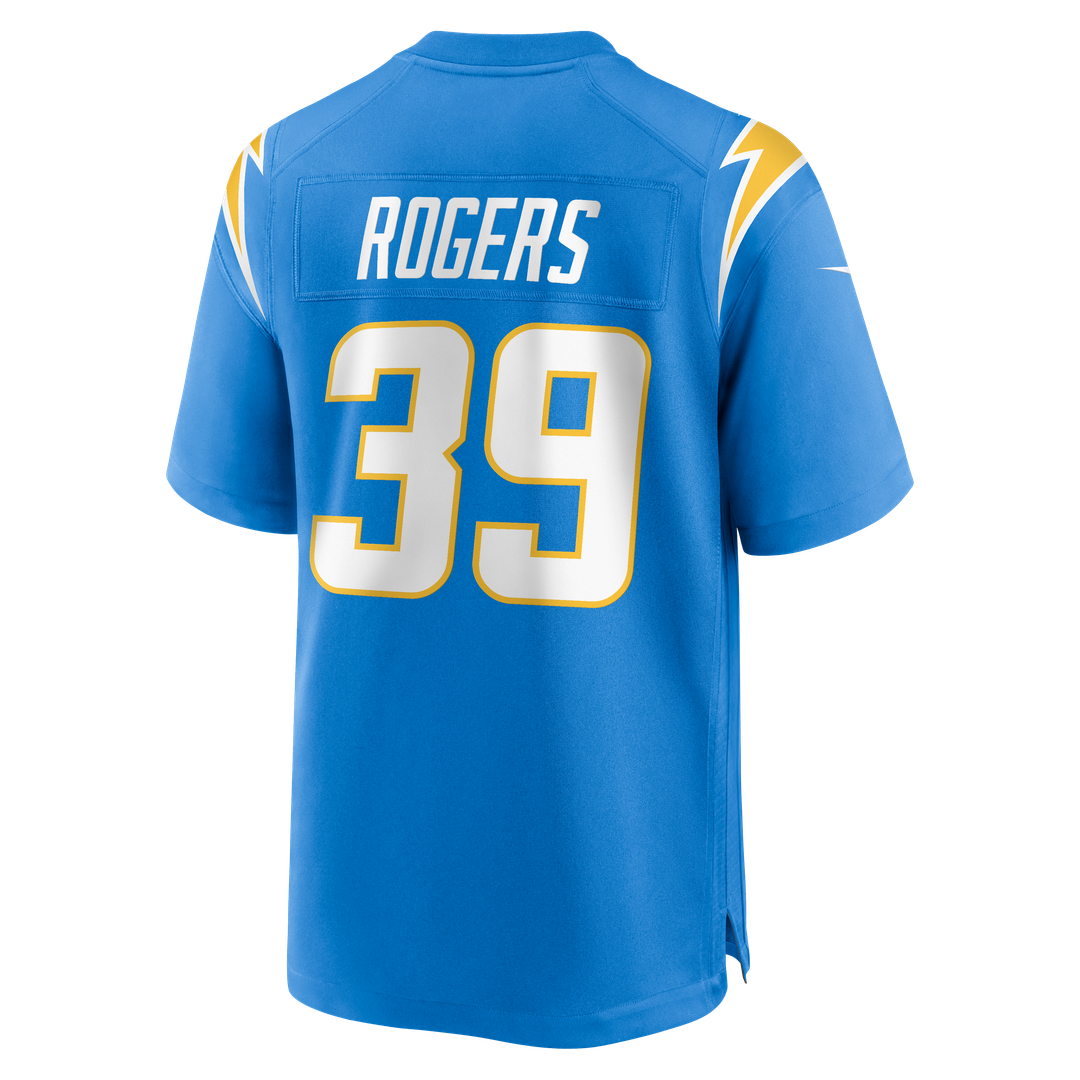 Los Angeles Chargers Eric Rogers Nike Powder Blue Game Jersey