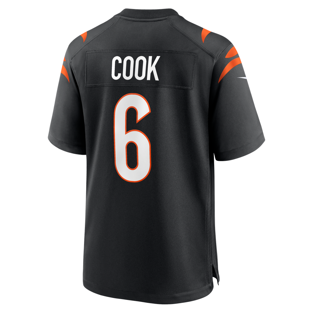 Cincinnati Bengals Bryan Cook Nike Black Game Jersey