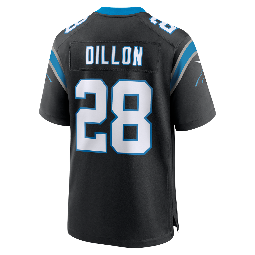 Carolina Panthers AJ Dillon Nike Black Game Jersey