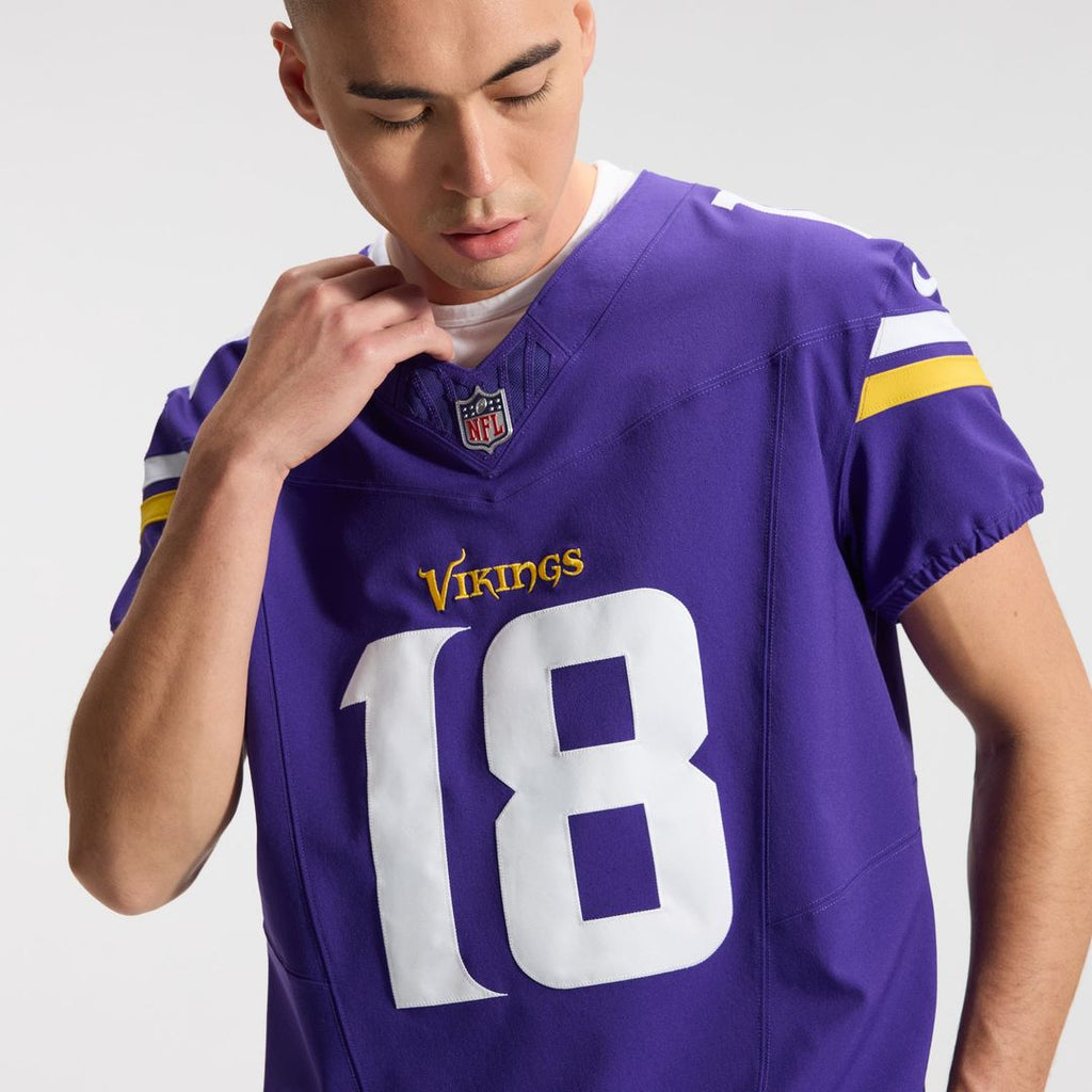 Minnesota Vikings Justin Jefferson Nike Purple Team Vapor FUSE Elite Jersey