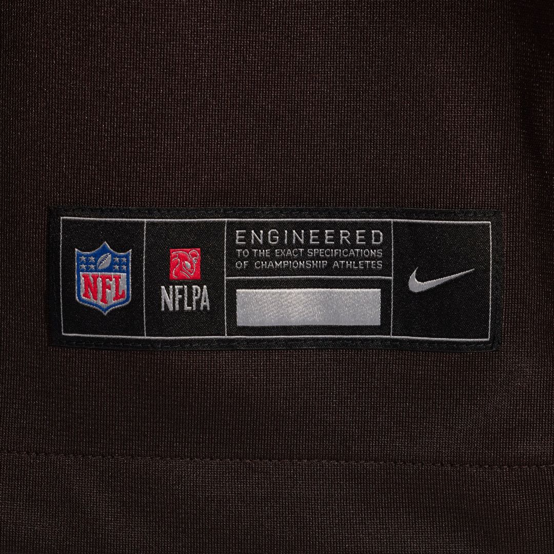 Cleveland Browns Emmanuel McNeil - Warren Nike Brown Game Jersey