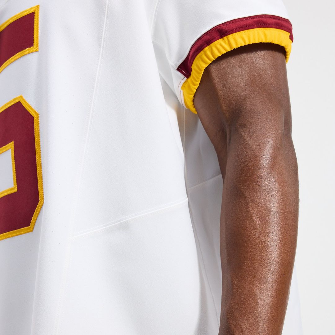 Washington Commanders Jayden Daniels Nike White Alternate 2 Super Bowl Era Vapor FUSE Elite Jersey