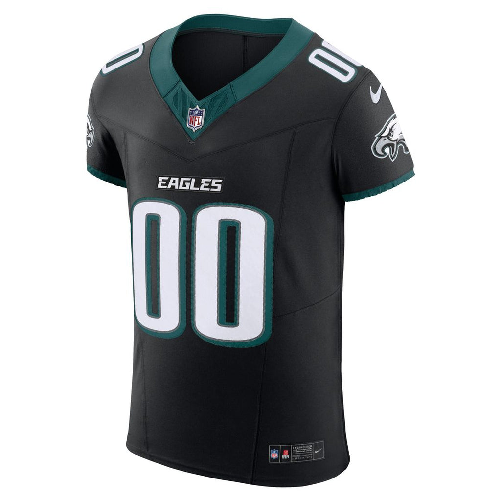 Philadelphia Eagles Nike Black Alternate Vapor FUSE Elite Custom Jersey