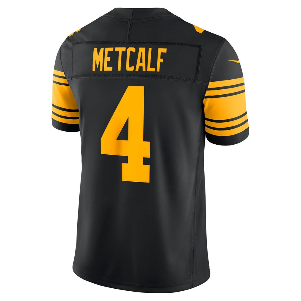 Pittsburgh Steelers DK Metcalf Nike Black Alternate Vapor FUSE Stitched Limited Jersey