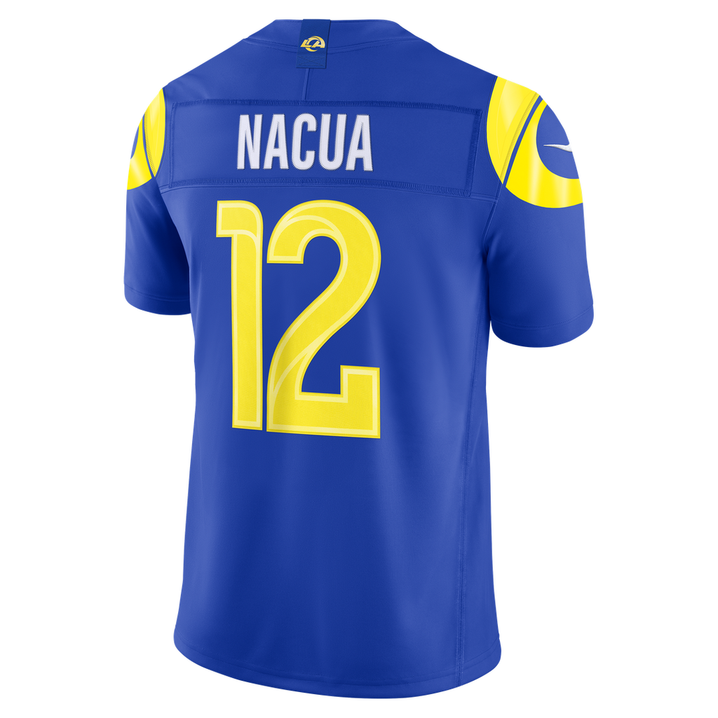 Los Angeles Rams Puka Nacua Nike White Vapor FUSE Stitched Limited Jersey